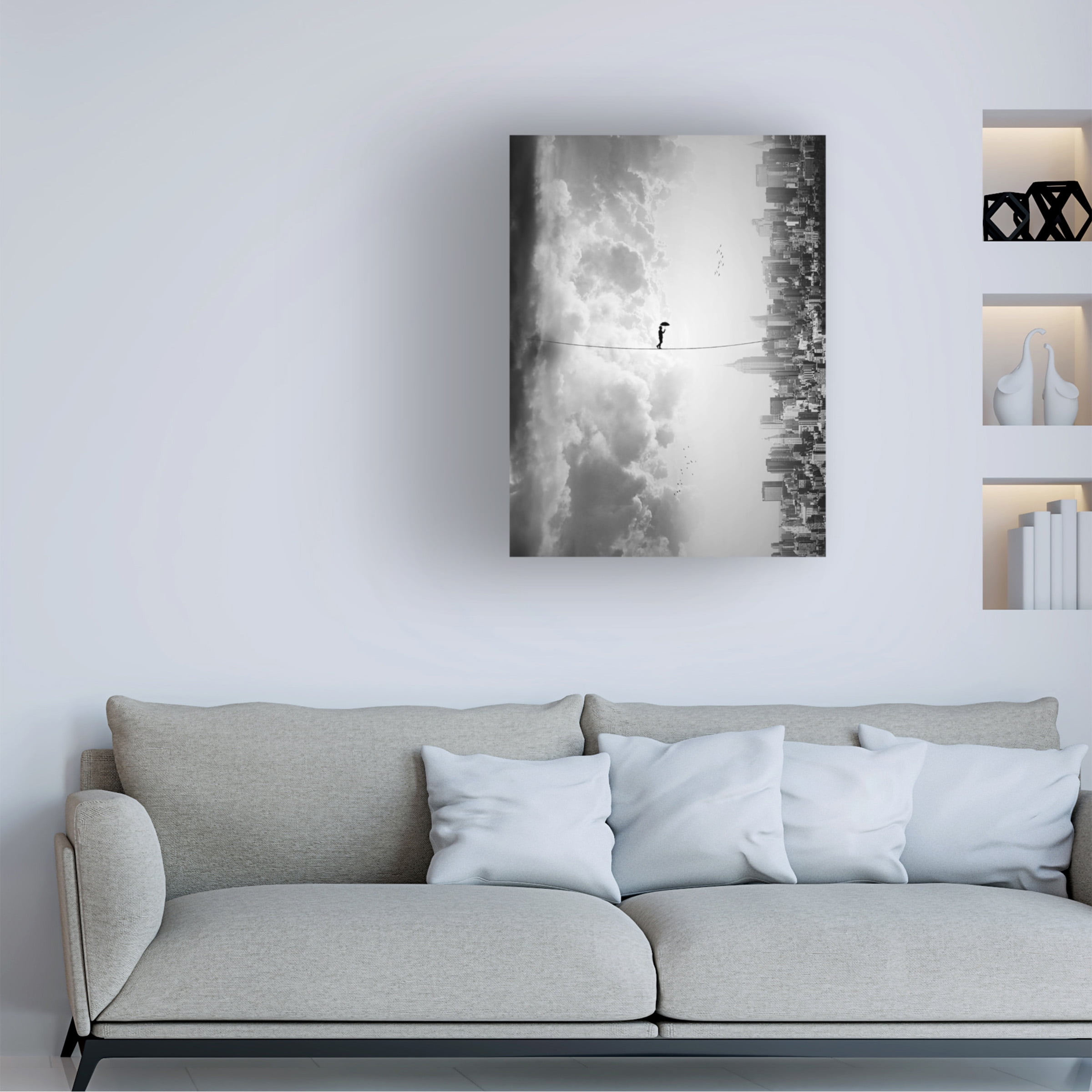 Ivan Marlianto 'Crossing' Canvas Art