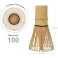 thumbnail image 2 of 2 Pack Handcrafted Bamboo Whisk for Matcha Powder, Traditional Japanese Chasen for Matcha Stirrer, 100% Natural Matcha Wisk, 2 of 7