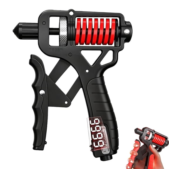 Ergonomic H-Shaped Grip Trainer, Adjustable 11363 lbs Resistance for Wrist, Forearm & Finger Strength Hand Strengthener for Gym, Home & Office Training