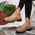 thumbnail image 5 of Bkhluea Women Knotted Platform Loafer Shoes Slip On Comfortable Footwear For Office Work Daily Casual Outdoor Activities, 5 of 7