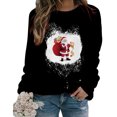 thumbnail image 1 of Sudadera para mujer Sudaderas con cuello redondo Primavera Otoño Manga larga Estampado de Navidad Suéter Top Odeerbi ODB-5, 1 of 5