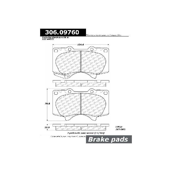 Go Parts Oe Replacement For 2007 2014 Toyota Fj Cruiser Front Disc Brake Pad Set For Toyota Fj Cruiser Walmart Com Walmart Com