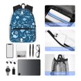 thumbnail image 4 of Pofeuu Octopus And Whale Print Laptop Backpack Travel Canvas Backpack for School Lightweight and Comfortable Backpack College Backpack Schoolbag, 4 of 6