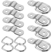 8 Pcs Cars Truck Bed Tie down Anchors Trailer Downs Strap Straps Iron
