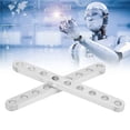 thumbnail image 3 of 1 par 3102-0009-0072 Viga plana 9 agujeros 4 x 8 x 72 mm Pieza de estructura robótica Accesorio de viga plana Accesorios para robot Plata ANGGREK Otros, 3 of 8