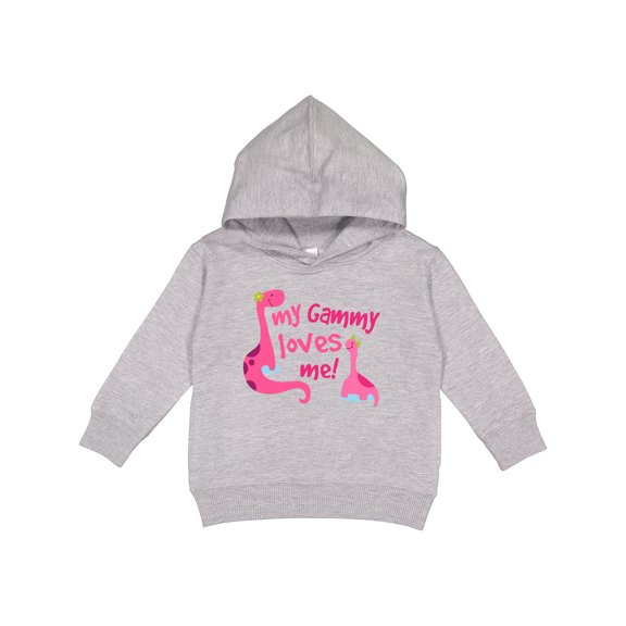 Inktastic My Gammy Loves Me Girl Dinosaur Toddler Hoodie
