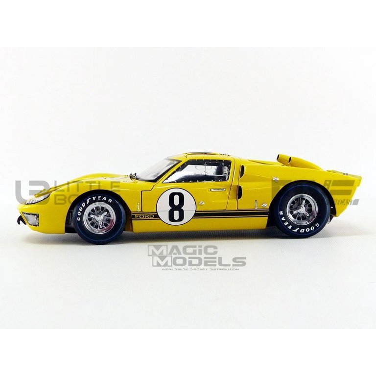 Shelby Collectibles SC417 1966 Ford GT-40 MK 2 Yellow No.8 1