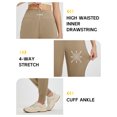 thumbnail image 5 of baleaf Women's Fleece Lined Joggers Winter Thermal Pants Brown XL, 5 of 7