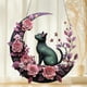thumbnail image 1 of Adorno de Gato 2D Acrílico para Ventana, Decoración de Pared, Colgante para El Hogar, 1 of 7