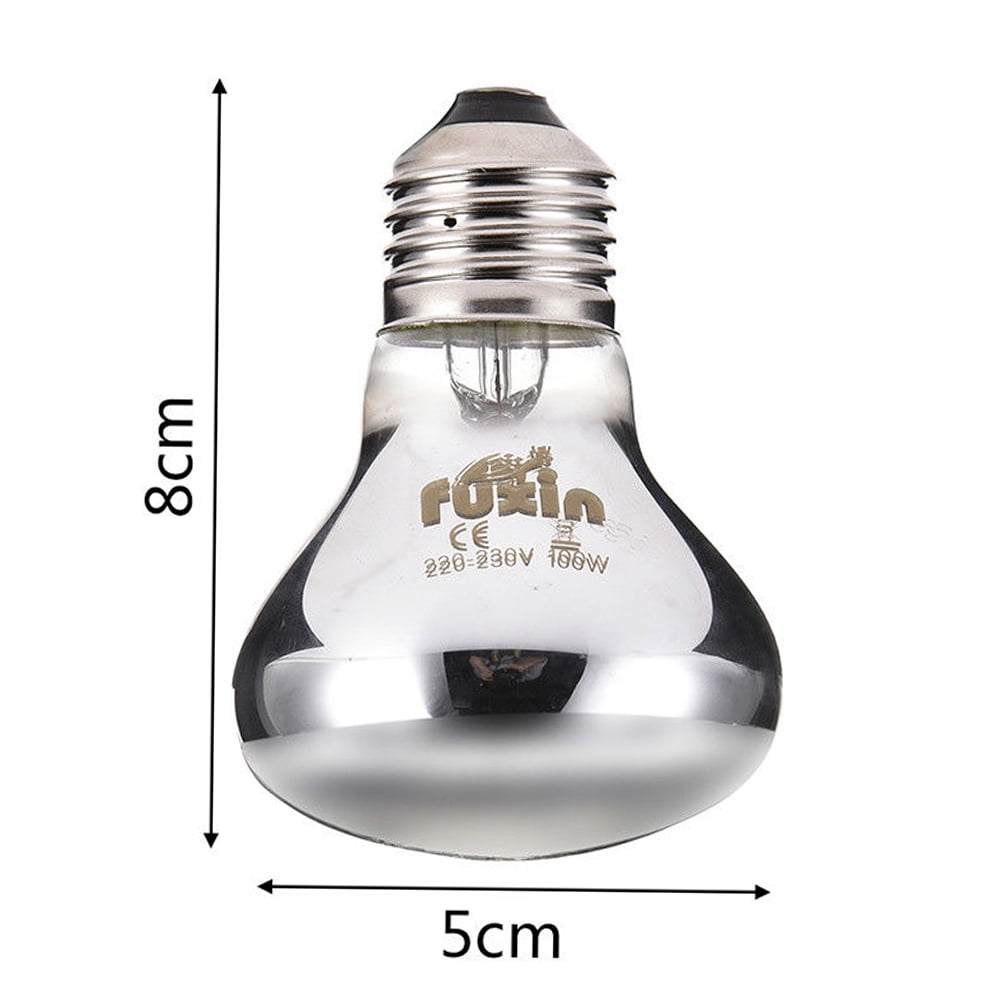 Red Non-toxic Durable Infrared Heating Warming Light Bulb for Reptile Pet Supply 