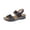 Black, variant on JeashCHAT Womens Summer Sandals Comfortable Arch Support Casual Thick Sole Sandals Open Toe Slingback Ankle Strap Walking Sandals