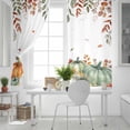 thumbnail image 5 of Fsddascl Green Orange Fall Blackout Curtains for Bedroom/Living Room, Thermal Insulated Kitchen Curtains, Pumpkins Botanical Thanksgiving Grommet Darkening Window Treatment Drapes 52"x63"x2, 5 of 6