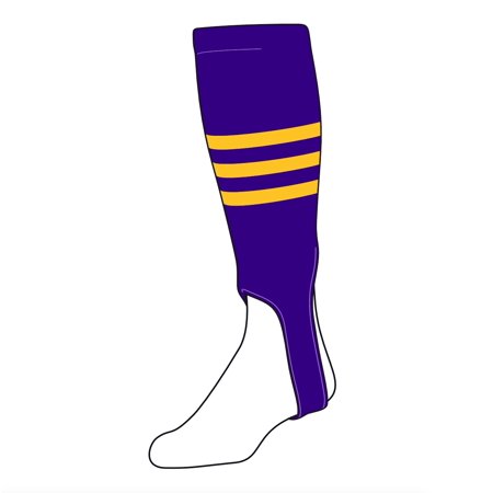 

TCK Baseball Stirrups Large (300B 5in) Purple Gold