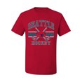 thumbnail image 2 of Wild Bobby City of Seattle Hockey Fantasy Fan Sports Men's T-Shirt, Red, Medium, 2 of 5