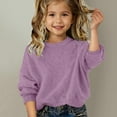 thumbnail image 4 of YunPes Solid Knit Sweater for Kids Boys Girls Crew Neck Soft Long Sleeve Pullover Shirt Fall Winter Warm Casual Tops, 4 of 4