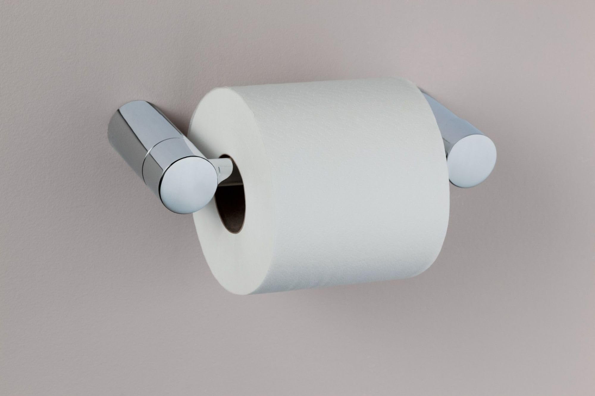 Moen YB0408CH Align Double Post Wall Mount Pivoting Toilet Paper Holder Chrome