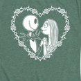 thumbnail image 3 of The Nightmare Before Christmas - Jack Sally Heart - Women's Short Sleeve Graphic T-Shirt, 3 of 5