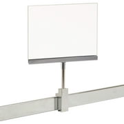Rectangular Retail Rack 5.5" x 7" Acrylic Frame Magnetic Sign Holder Card Display, 10" H, 1 Unit