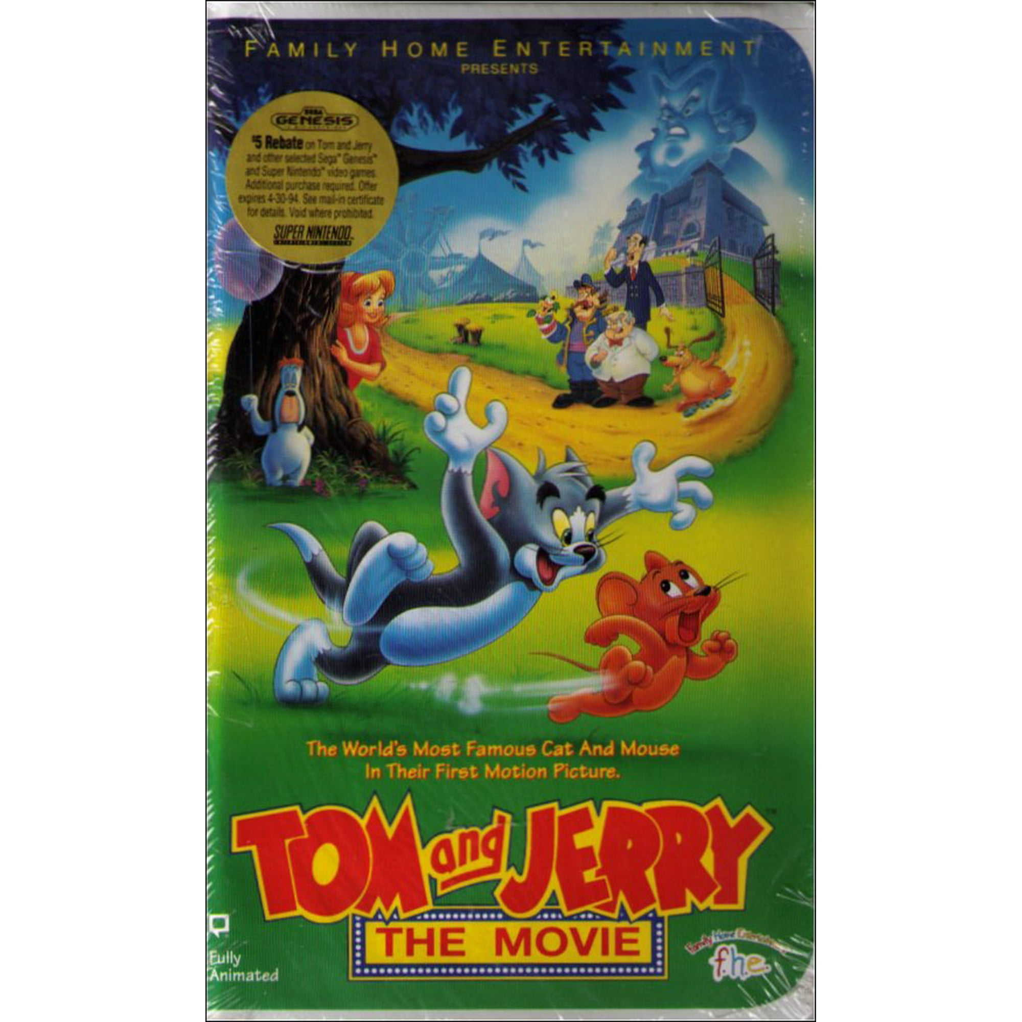 Tom And Jerry The Movie Vhs