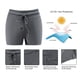 thumbnail image 3 of Pantalones cortos Traje de baño para mujer Tankini Calzoncillos de baño Parte inferior del traje de baño Pantalones cortos Bañadores de playa - Gris, 3 of 6