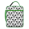 thumbnail image 5 of Panda Lovers Insulated Lunch Box Men Reusable Lunch Tote Bag Fit Most Bento Boxes Lunch Box Containers Picnic Hiking, 5 of 6