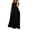 Black, variant on Backless Maxi Sundress for Women Halter Neck Sleeveless Clothes Tie‑Bow Oversized‑Fit Dress Dressy Casual Loose‑Fit Trendy Dress