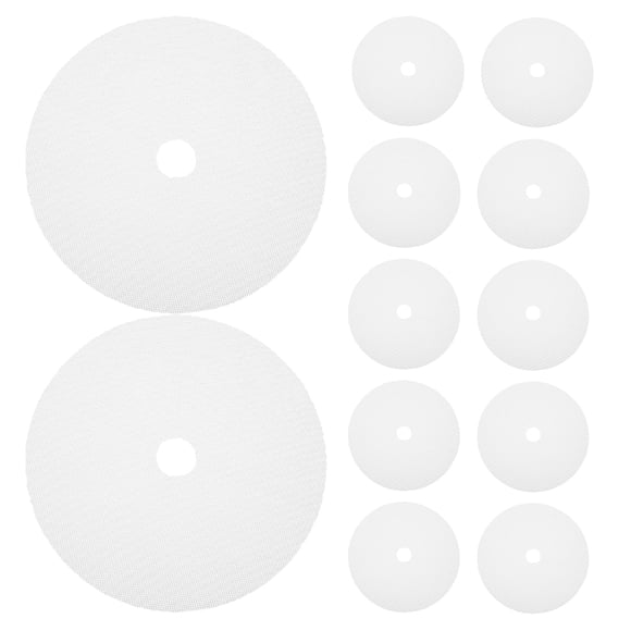 BRIGHTFUFU 12 láminas deshidratadoras redondas de silicona, alfombrillas antiadherentes para secar alimentos, reutilizables, para frutas y frutas. Accesorios para deshidratadores de alimentos.