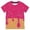 1 Hot Pink, variant on Gyujnb Dessert Themed Graphic Short Sleeve T Shirt Comfortable Casual Tee for Daily Wear Youth Apparel (Unisex),3-4 Years