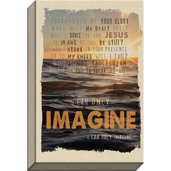 Natural Canvas-I Can Only Imagine-Water Sunset (10 x 15)
