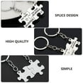 thumbnail image 4 of TABLZONE Couple Keychain Set, 2Pcs Metal Decorative Key Holders for Men and Women, Stylish and Accessories, 4 of 8