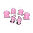 thumbnail image 4 of Rodilleras, coderas y muñequeras para niños para montar a caballo, actividades al aire libre y deportes. Gris rosa, 4 of 8