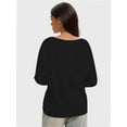 thumbnail image 3 of Long Sleeve Tops for Women Fashion T Shirts for Women Crewneck Casual Loose Shirts Basic Tee, 3 of 7