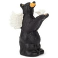 thumbnail image 2 of Peace Angel Bear Midnight Black 5 x 2 Hand Cast Resin Stone Collectible Figurine, 2 of 3