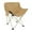 Khaki, variant on Folding Camping Chair Outdoor Moon Chair Folded Picnic Seat Tear Resistant Oxford Cloth for Garden Lawn Picnic