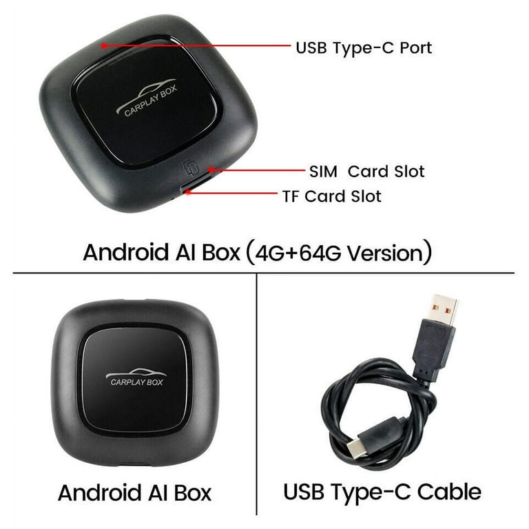 Android 10 OS Wireless Carplay Qualcomm Ai Box Car Multimedia Player Plug  and Play  Netfix for Benz Audi VW KIA Toyota - China Carplay Wireless,  Carplay Ai Box