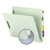 Smead Manufacturing Company SMD34705 2-Fastener Folder- Straight Tab- 1in. Exp- Letter- Gray