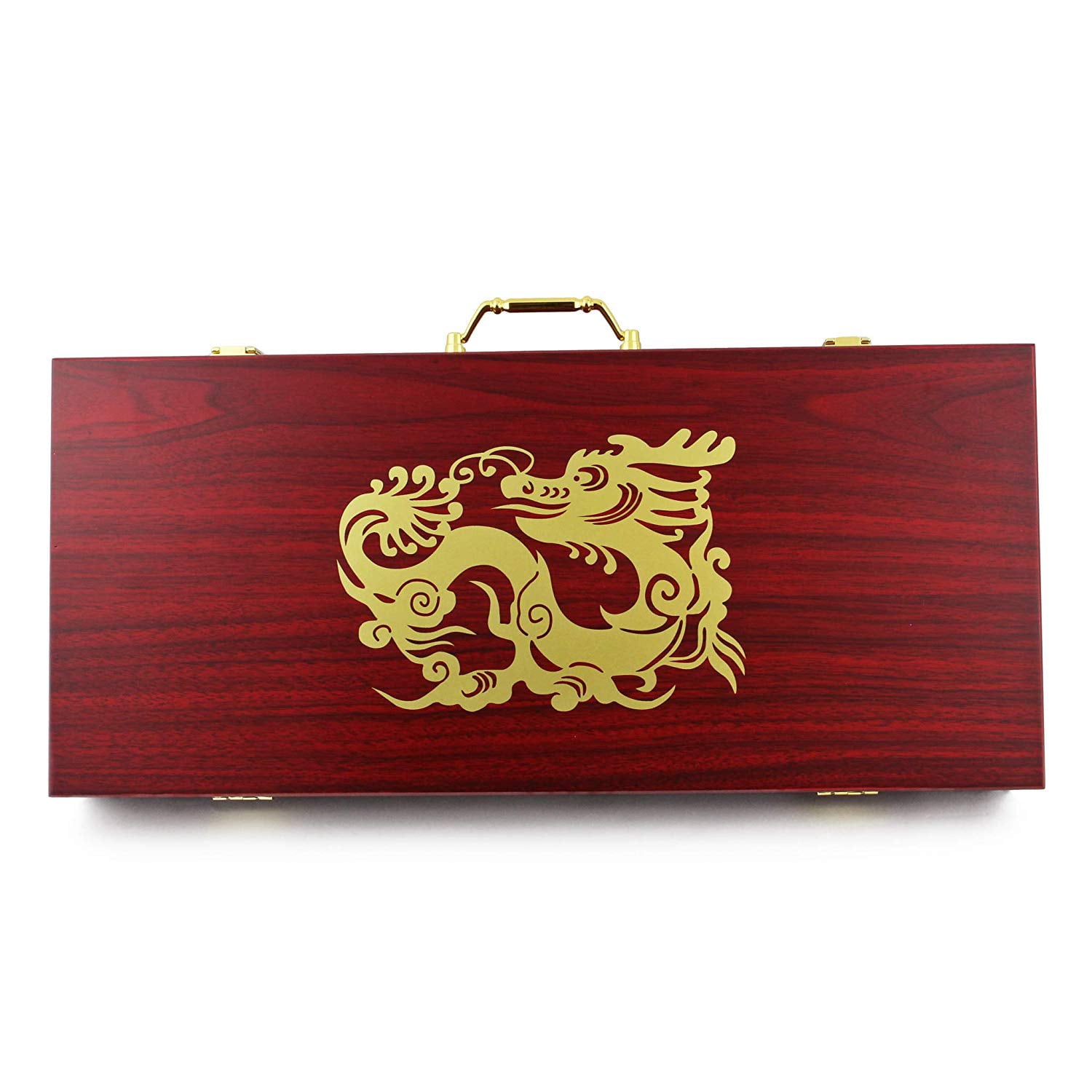 Chinese Mahjong with Wooden Box 9 x 6 x 2 inches (23x16.2x4.5