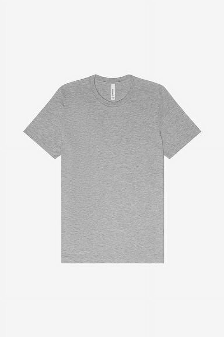 BELLA+CANVAS Adult Crew Neck Personalized T-Shirt, Create Your Own Designs, Athletic Heather, Large, Unisex
