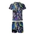 thumbnail image 5 of Beetlejuice Beetlejuice Boys Two Piece Rash Guard Swimsuits Kids Short Sleeve Swimwear Sets Bathing Suit, 5 of 7
