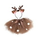 thumbnail image 5 of Conjunto de falda de disfraz de reno, aro para el pelo, accesorios para disfraz de Cosplay, tocado encantador, diadema de astas de animales para puest, 5 of 8