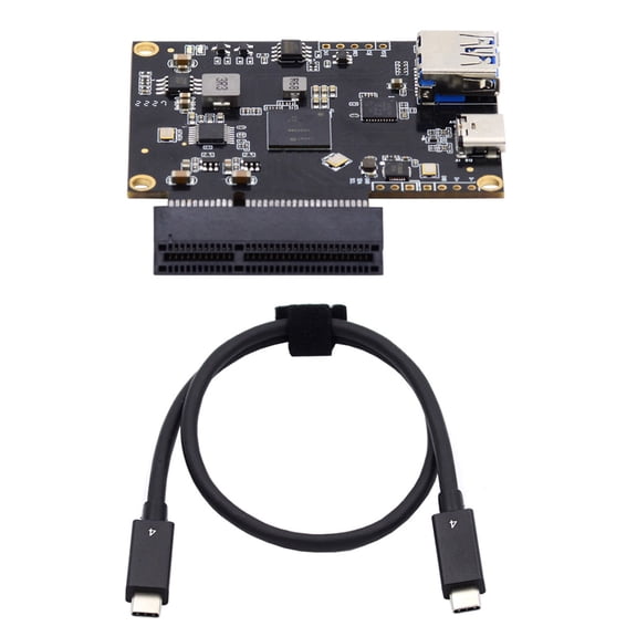 FVH Type-C USB4 40Gbps to PCI-E SSD 4x Graphics Card Converter Cable USB4.0 40Gbps JHL7440 Chipset