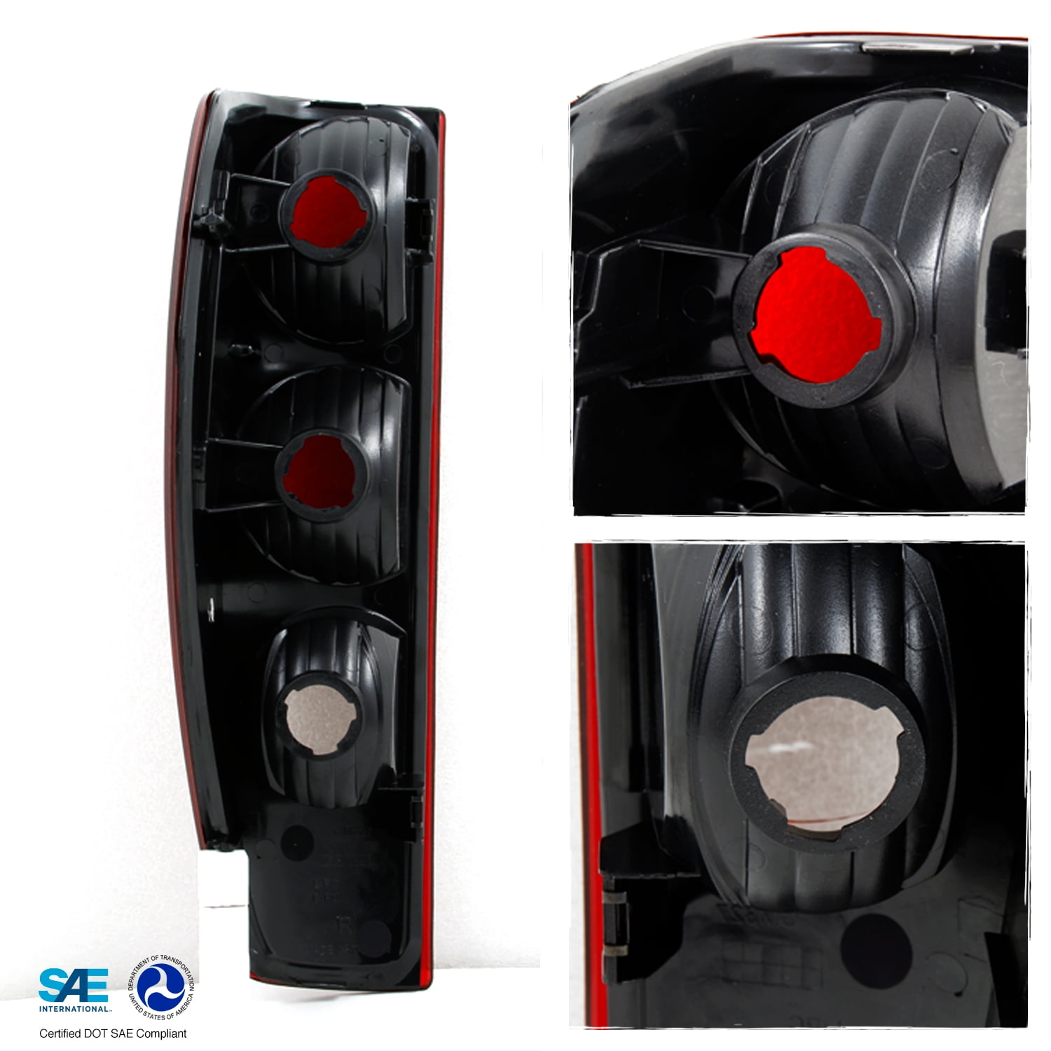 AKKON - For Chevy Colorado /GMC Canyon Truck Red Tail Lights Driver Left + Passenger Right Replacement Pair