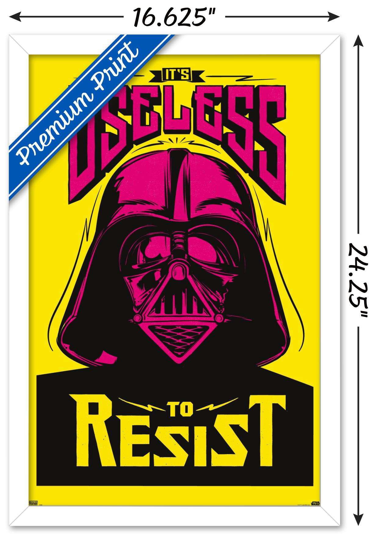 Star Wars: Saga - Useless to Resist Wall Poster, 22.375