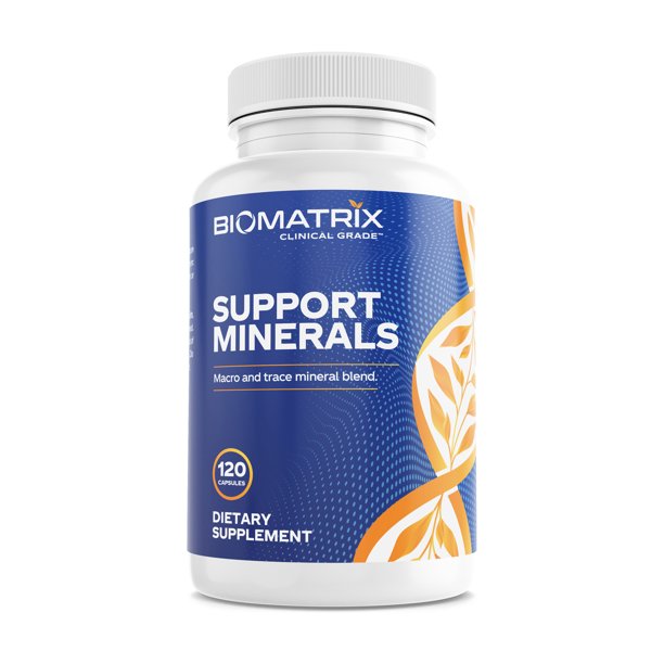 BioMatrix Support Minerals (120 Capsules) Macro and Trace Minerals