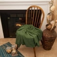 thumbnail image 7 of Single Solid Color Hypoallergenic 60”L x 50”W Fleece Throw Blanket for Fall, Winter, Spring, Summer, Men, Women, Children & Pets in Dark Green, 7 of 7