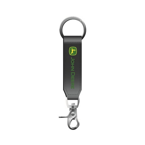 PlastiColor John Deere Strap KeyChain with Leather Strap 004377R01