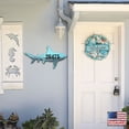thumbnail image 6 of Shark Coastal Wooden House Number Sign by G. DeBrekht | Coastal Sea-Life D�cor - MA98515, 6 of 8