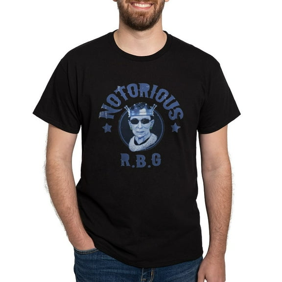 CafePress - Notorious RBG III Dark T Shirt - Men's Classic Graphic Cotton T-Shirt