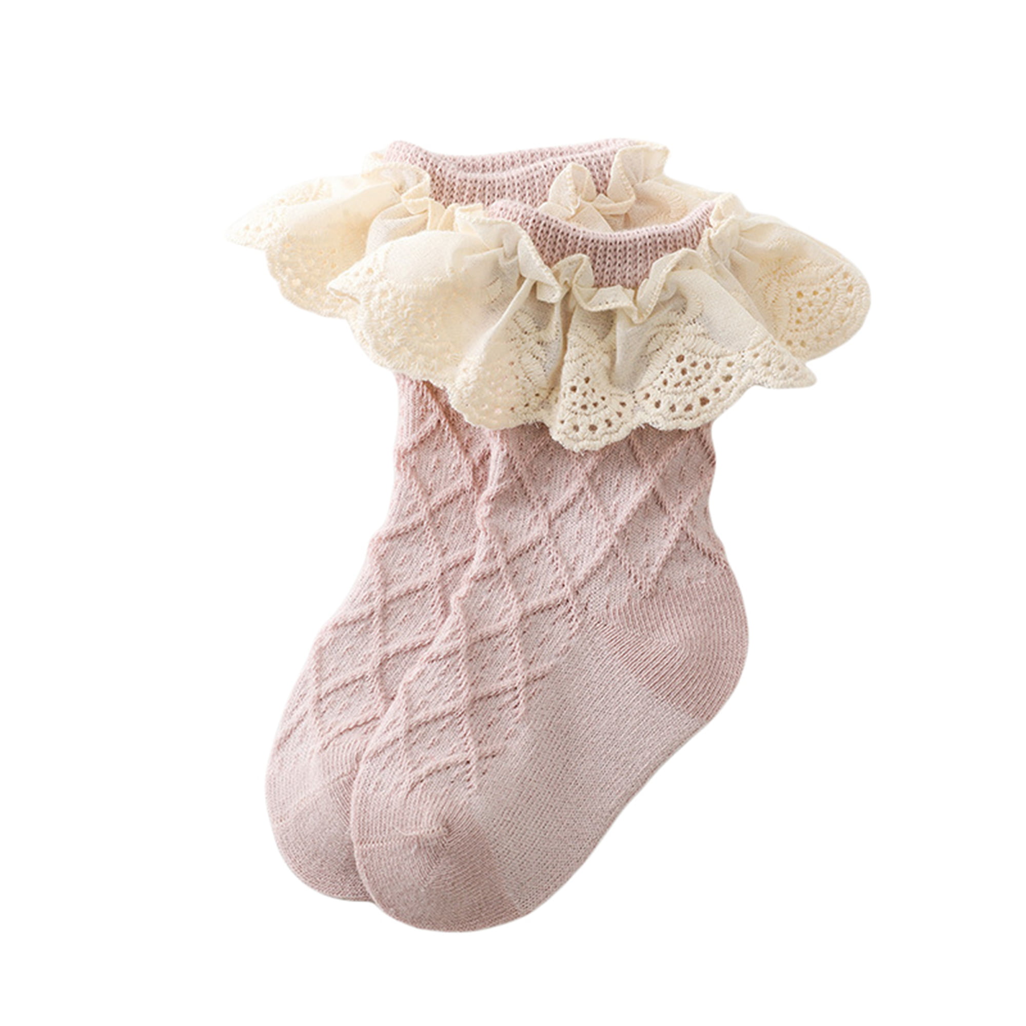 Colorful Childhood Baby Socks Toddler Girls Princess Ruffles Short Socks 