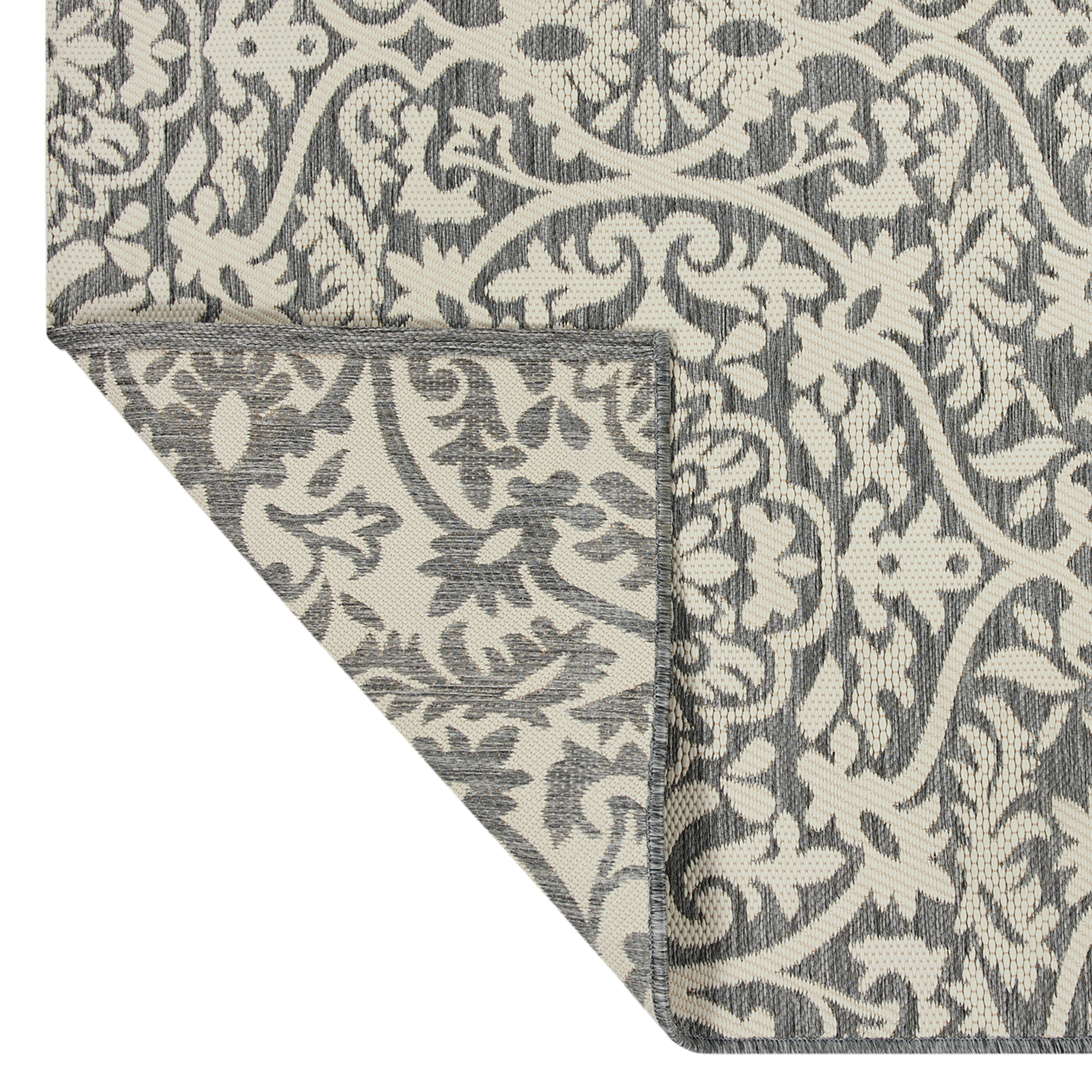 Mainstays 5' x 7' Gray Medallion Outdoor Rug
